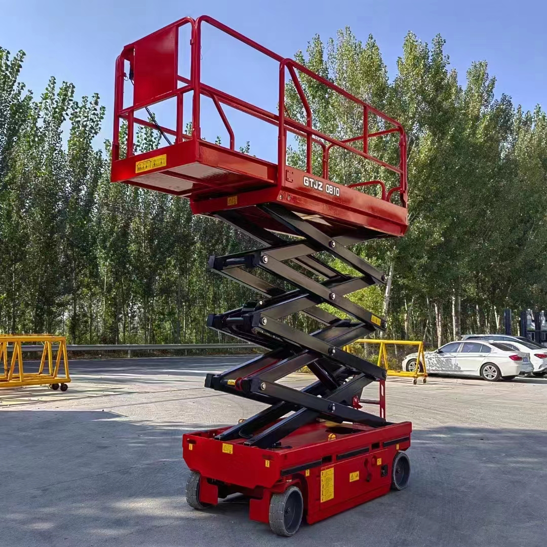 El accionamiento eléctrico autopropulsado se eleva en 8 metros 2 