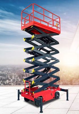 Plataforma elevadora de tijeras de 10 metros para caminar asistido 