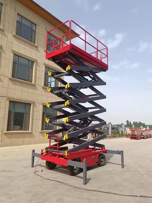 Plataforma elevadora de tijeras de 9 metros para caminar asistido 
