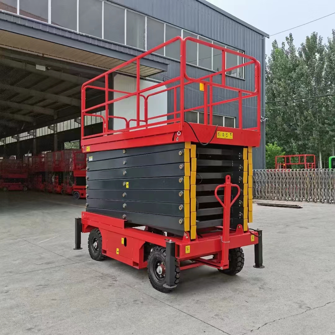 Plataforma elevadora de tijeras de 16 metros para caminar auxiliar 