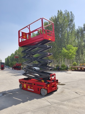 El accionamiento eléctrico autopropulsado se eleva en 14 metros 