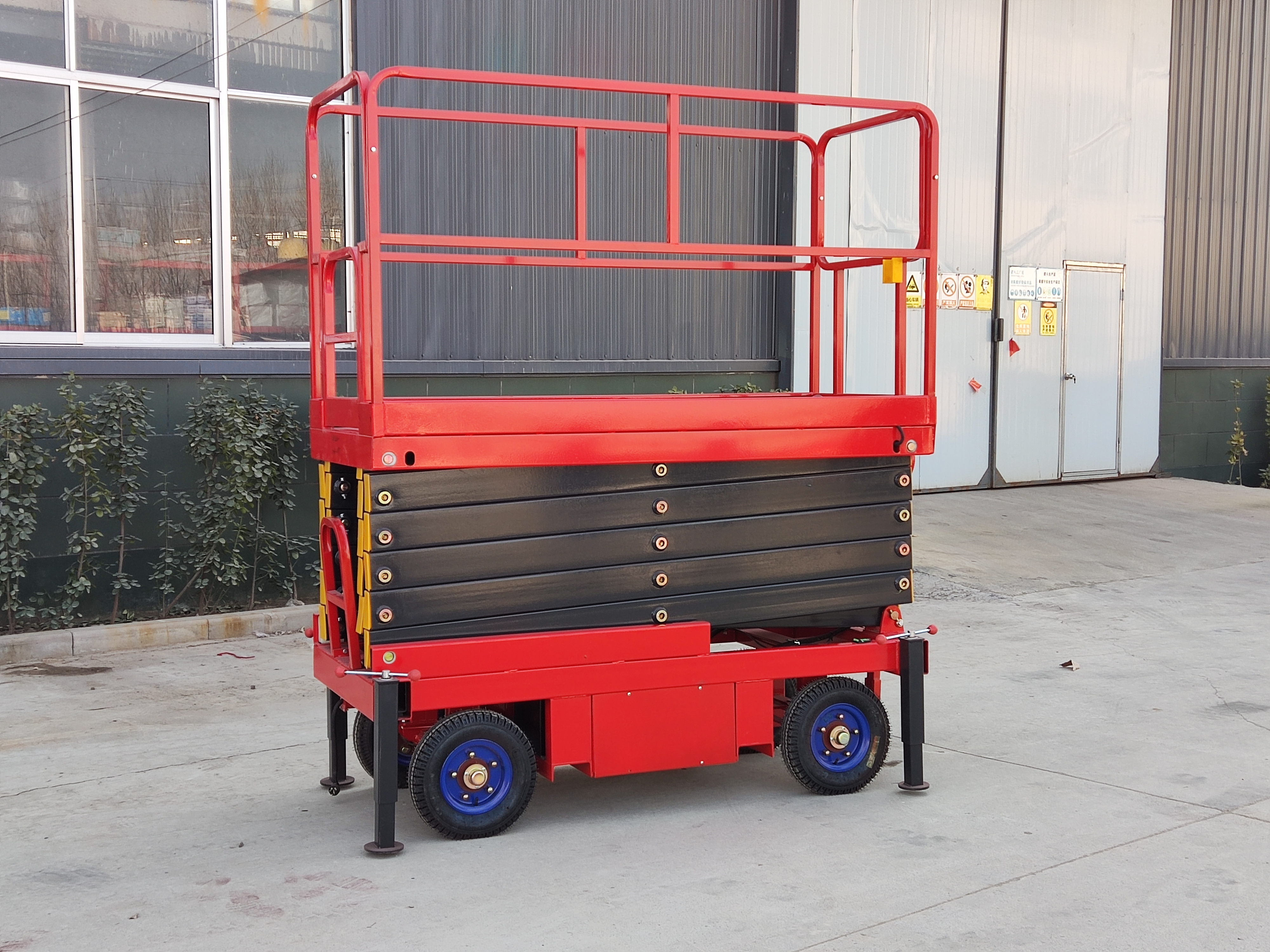 Plataforma elevadora de tijeras de 8 metros para caminar auxiliar 