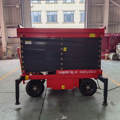 Plataforma elevadora de tijera remolcada de 11 metros 