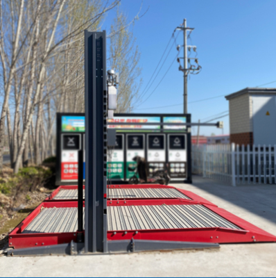 Espacio de aparcamiento tridimensional simple