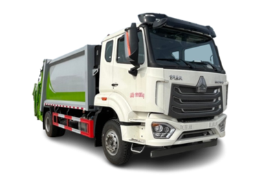 Camión de basura de compresión 