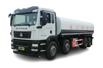 Camión rociador verde 