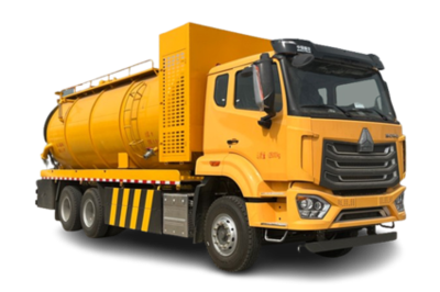 Camión de limpieza y succión 